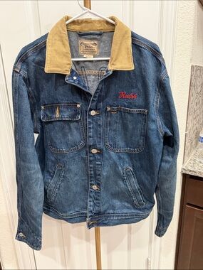 Men’s Polo Ralph Lauren Tiger 1967 Denim Trucker Jacket Size M
